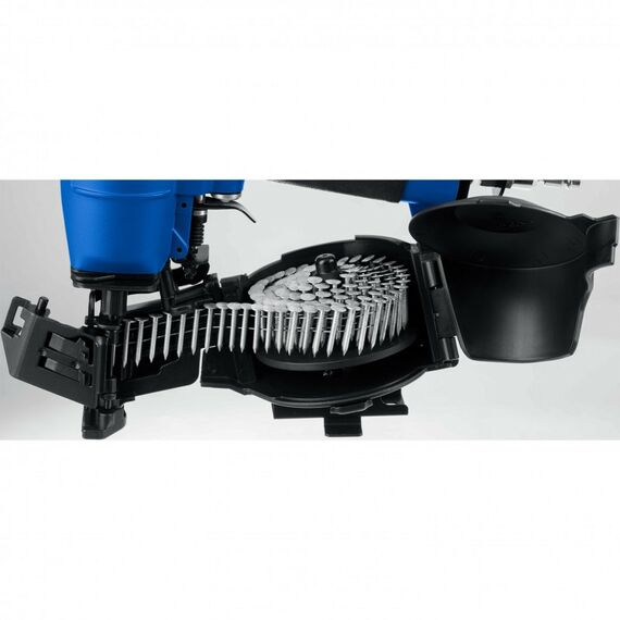 Гвозди прямого монтажа: Барабанные гвозди кровельные оцинкованные Зубр CRN 22 х 3.1 мм 9000 шт [305385-22] фотографии