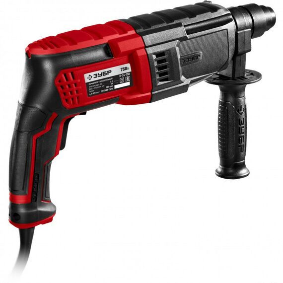 Перфораторы: Перфоратор Зубр П-24-750 24 мм, 750 Вт, SDS Plus фотографии