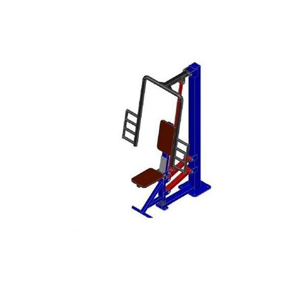 Уличный тренажер жим от груди с регулировкойAVU004 фотографии