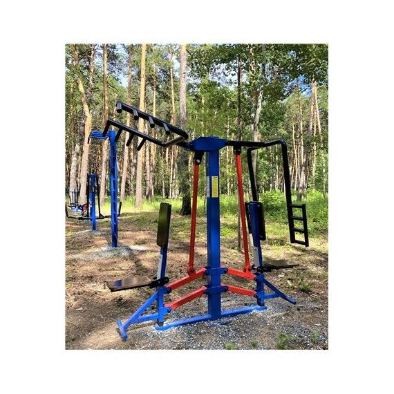 Уличный тренажер верхняя тяга, жим от груди с регулировкойAVU061 фотографии