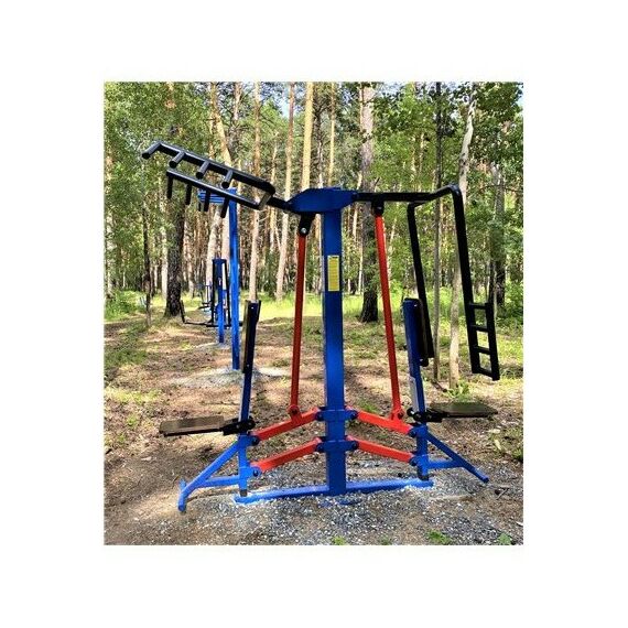 Уличный тренажер верхняя тяга, жим от груди с регулировкойAVU061 фотографии