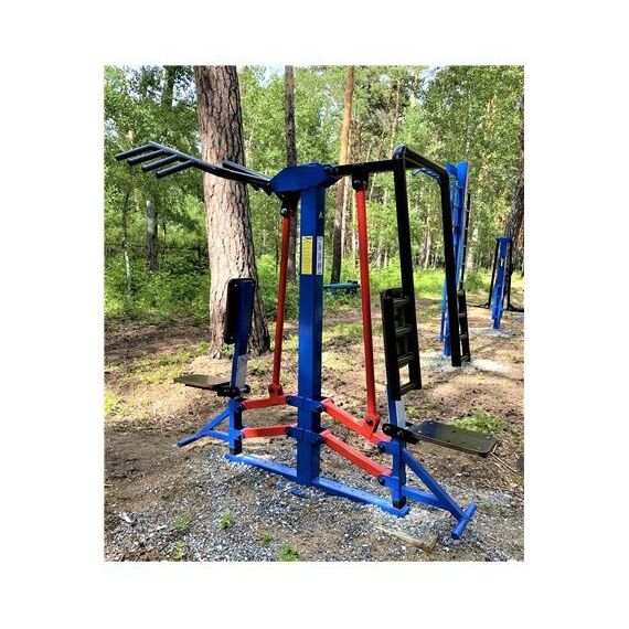 Уличный тренажер верхняя тяга, жим от груди с регулировкойAVU061 фотографии