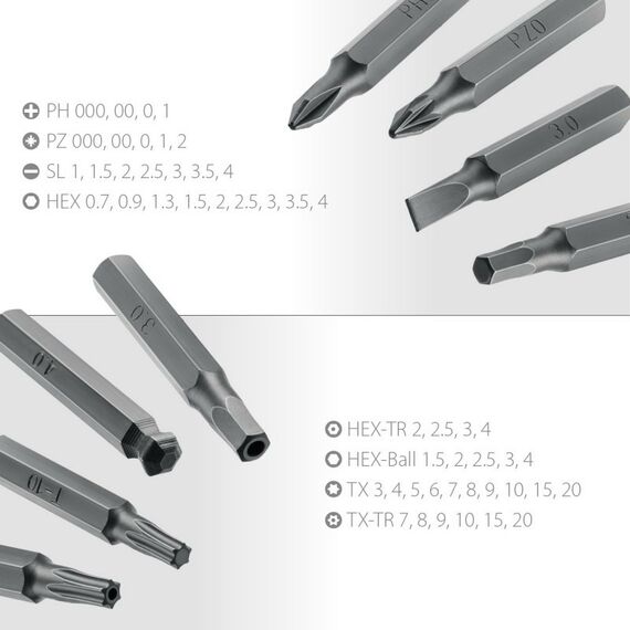 Отвертка KRAFTOOL Precision-51 51 предмет, для точных работ [25691] фотографии