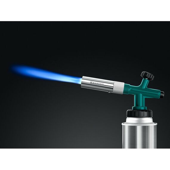 Газовая горелка на баллон KRAFTOOL KG-1000 цельнометаллическая с пьезоподжигом [55514] фотографии