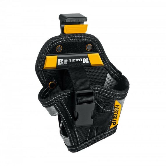Кобура для компактного шуруповерта KRAFTOOL KH-5C с быстросъёмным креплением FastClip, 5 карманов и петель [38770] фотографии