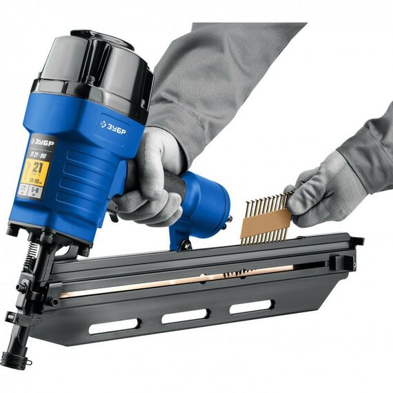 Реечные гвозди рифленые оцинкованные Зубр SN21 90 х 3.1 мм 2010 шт [305396-90] фотографии