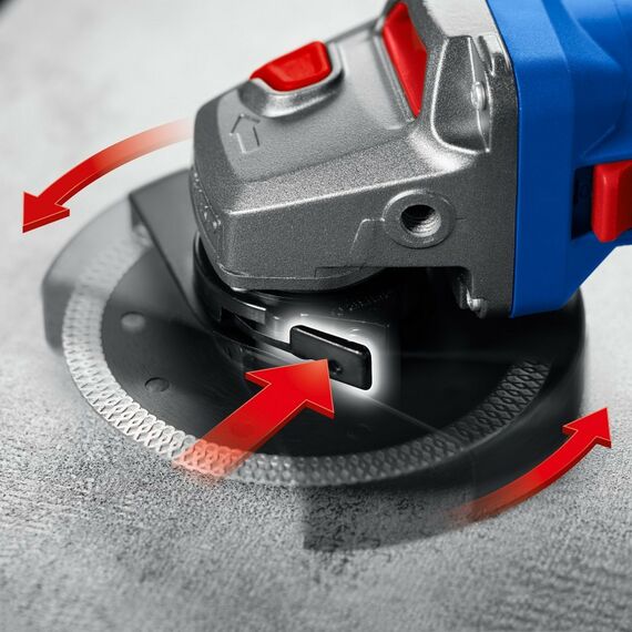 УШМ Зубр УШМ-П125-1905 ЭПСТ Профессионал 1900 Вт, d125 мм, регулировка оборотов, фланец "МИГ" фотографии