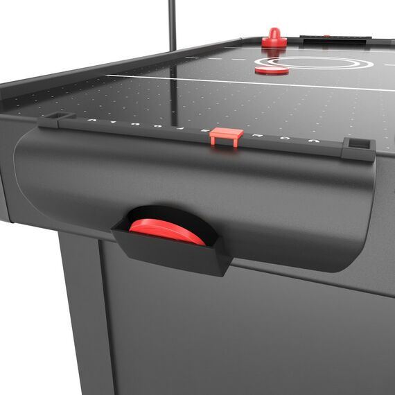 Игровой стол UNIX line Аэрохоккей Black 142х64 cм фотографии