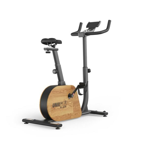 Велотренажер UNIX Fit BL-380E Wood генераторный фотографии