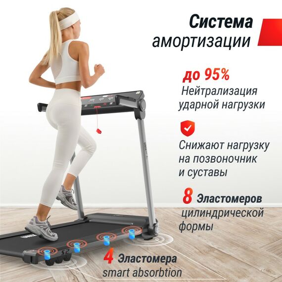 Беговая дорожка UNIX Fit Hi-tech S2 Metallic фотографии