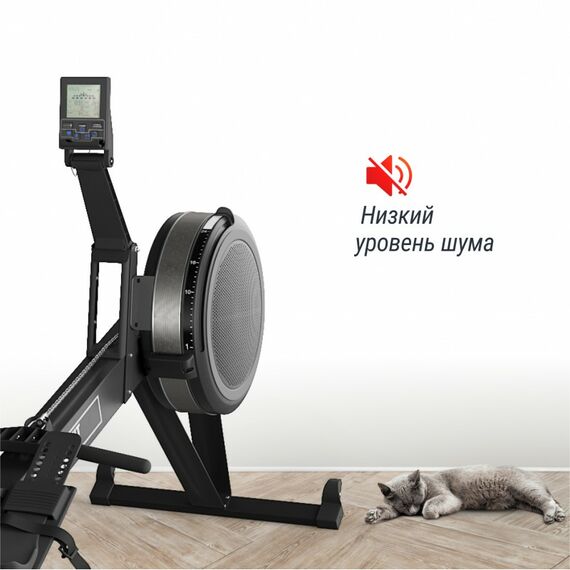 Гребной тренажер UNIX Fit Air Magnetic Rower-X Black фотографии