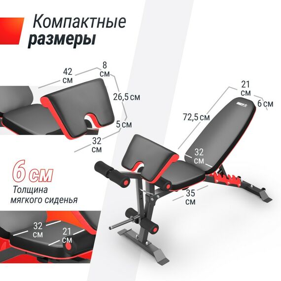 Скамья силовая универсальная UNIX Fit BENCH 160 фотографии