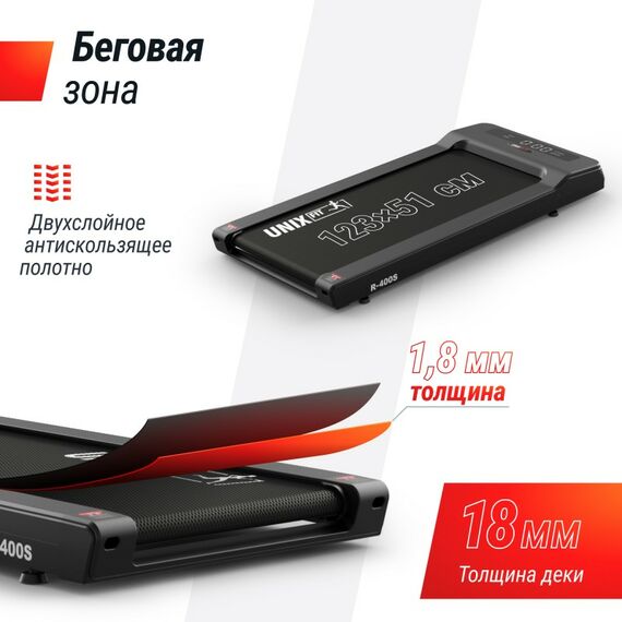 Беговая дорожка UNIX Fit R-400S фотографии