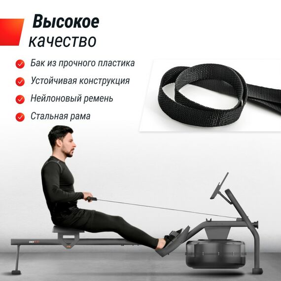 Гребной тренажер UNIX Fit Water Rower 340 фотографии