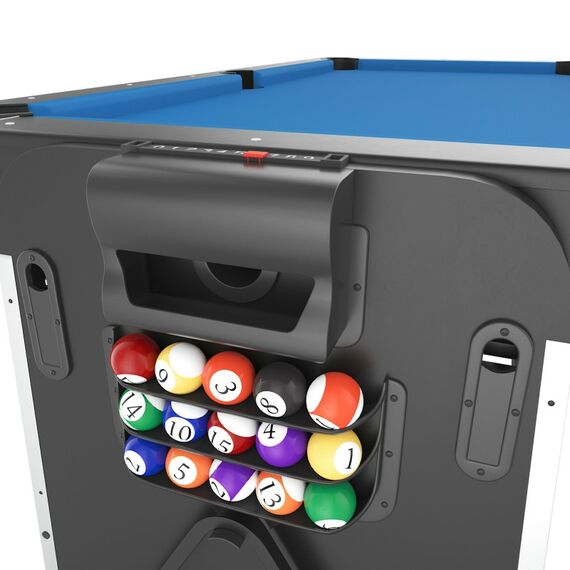 Игровой стол Трансформер 4 в 1 UNIX line Black 204х112 cм фотографии