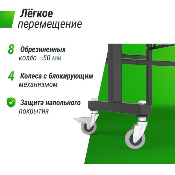 Теннисный стол UNIX line Indoor 15 mm MDF (Green) фотографии