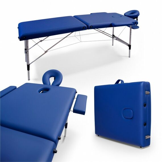 Массажный стол UNIX Med Master 2 Section Blue фотографии