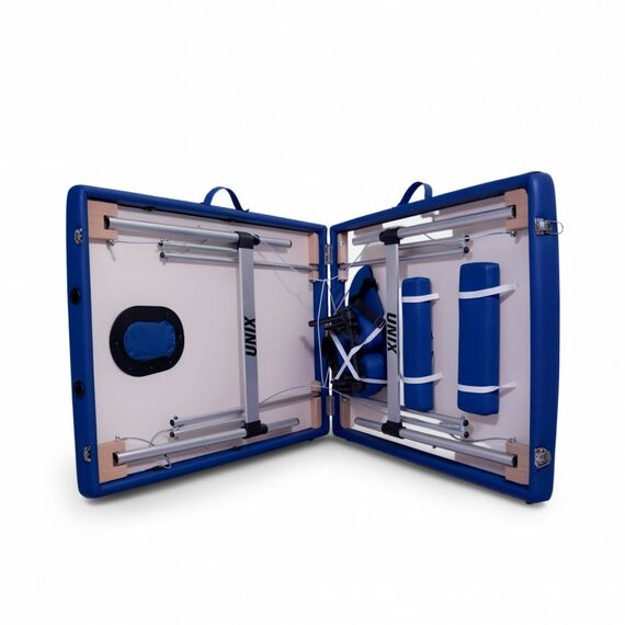 Массажный стол UNIX Med Master 2 Section Blue фотографии