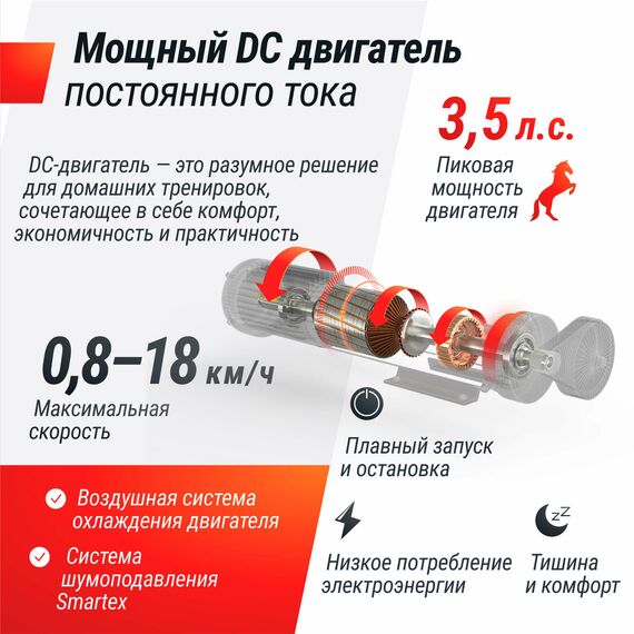 Беговая дорожка UNIX Fit Hi-tech F4 Space Grey фотографии
