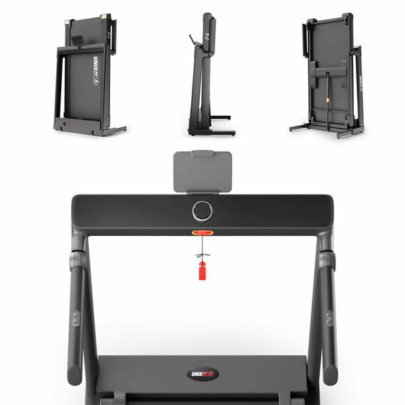 Беговая дорожка UNIX Fit Hi-tech F4 Space Grey фотографии