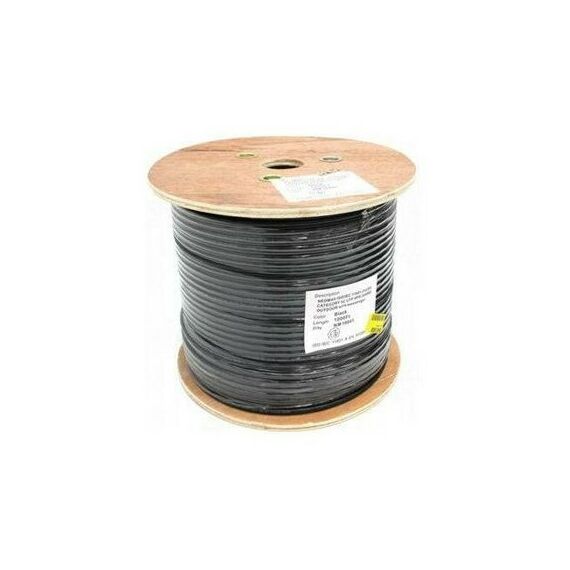 Кабель и разъемы: Кабель NeoMax NM10041 UTP 4 пары кат.5e катушка 305м для внешней прокладки/ с тросом фотографии