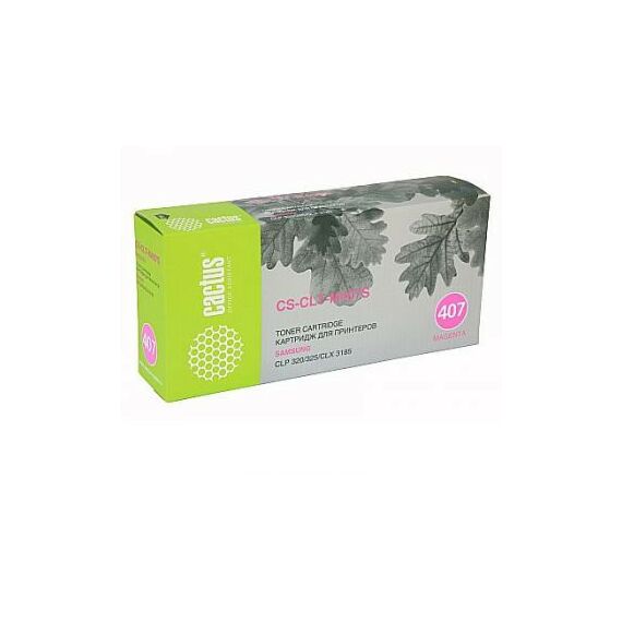 Для Samsung (совместимые): Картридж Cactus CS-CLT-M407S Magenta для Samsung CLP-320/325, CLX-3185 фотографии