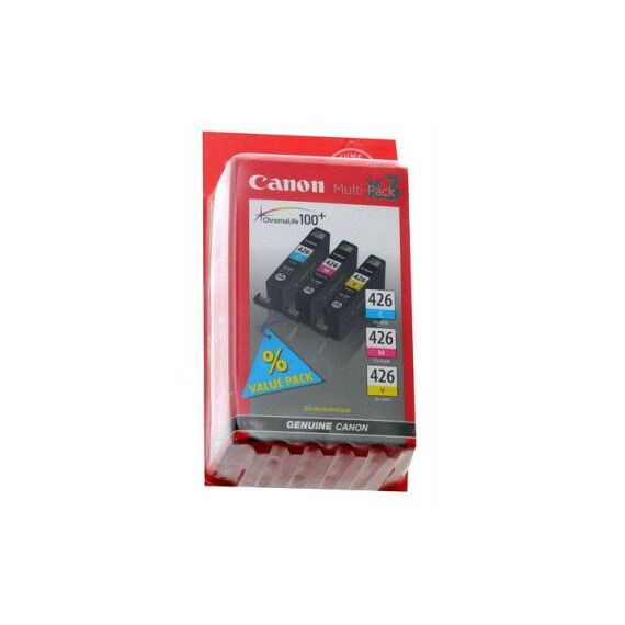 Для Canon (оригинал): Набор чернильниц Canon CLI-426 C/M/Y ChromaLife Pack [4557B005AA] фотографии