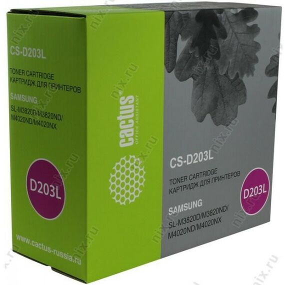 Для Samsung (совместимые): Картридж Cactus CS-D203L для SL-M3820D/M3820ND/M4020ND/M4020NX фотографии