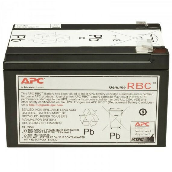 Аккумуляторы для ИБП и охранных систем: Сменная батарея для UPS APC RBC4 фотографии