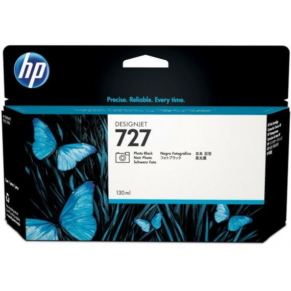 Для HP (оригинал): Картридж HP B3P23A Photo Black №727, 130 ml, для hp DesignJet T920/1500/2500 фотографии