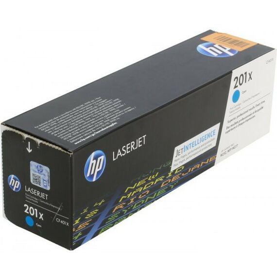 Для HP (оригинал): Картридж HP CF401X Cyan №201X для hp LaserJet Pro M252, MFP M277  повышенной ёмкости фотографии