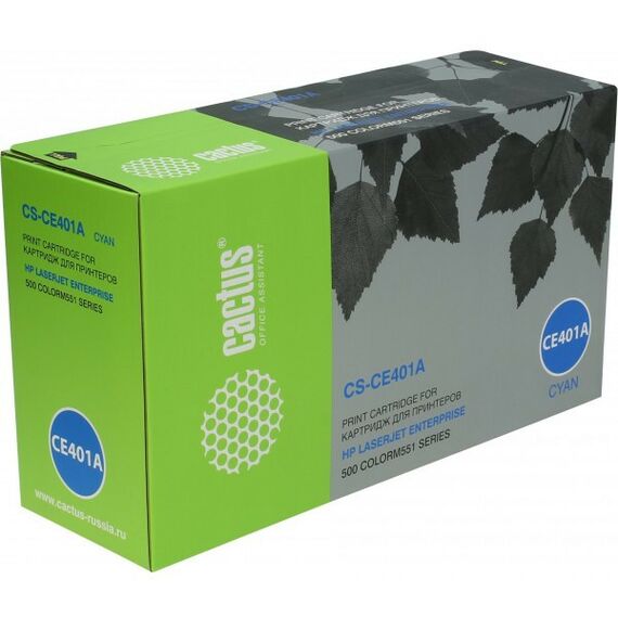 Для HP (совместимые): Картридж Cactus CS-CE401A Cyan для hp 500 Color M551 фотографии