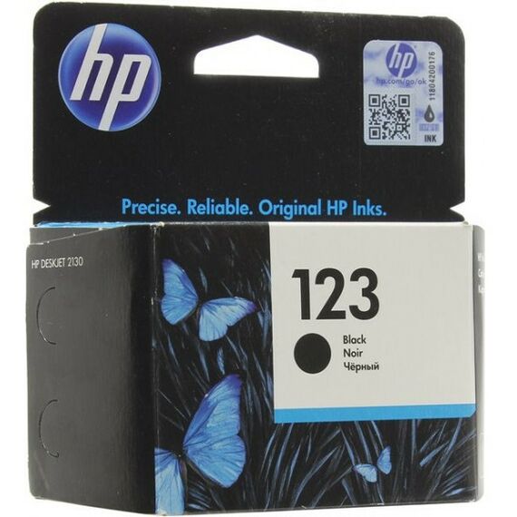 Для HP (оригинал): Картридж HP F6V17AE Black №123 для HP DeskJet 2130 фотографии