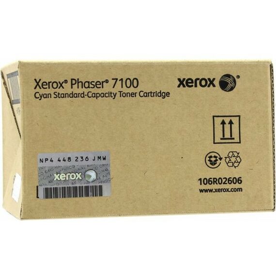 Для Xerox (оригинал): Тонер-картридж XEROX 106R02606 Cyan для Phaser 7100, 4500 страниц фотографии