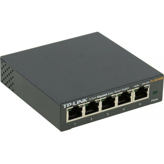 Коммутаторы, маршрутизаторы, межсетевые экраны: Коммутатор TP-Link TL-SG105E 5-Port Gigabit Easy Smart Switch 5UTP 10/100/1000Mbps фотографии