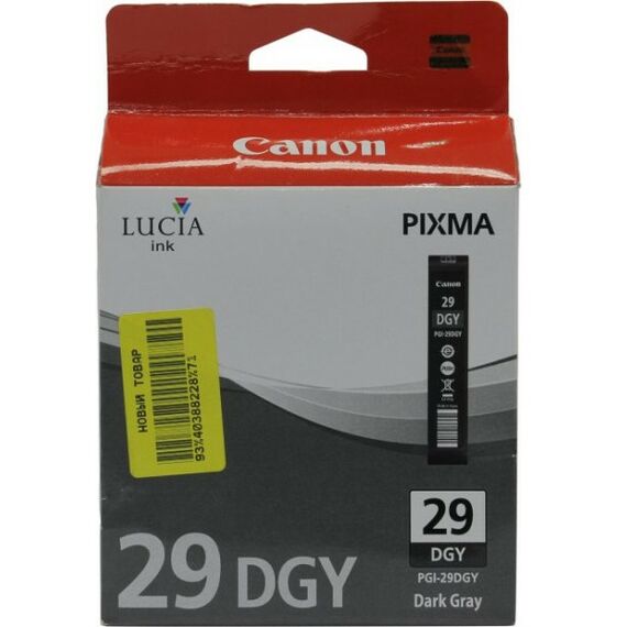 Для Canon (оригинал): Чернильница Canon PGI-29DGY Dark Gray для Pixma PRO-1 фотографии