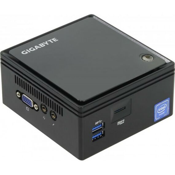 Barebone системы: Barebone система GigaByte GB-BACE-3160 Celeron J3160, 1.6-2.24 ГГц, SVGA, HDMI,GbLAN, WiFi, BT,SATA, 1DDR3 SODIMM фотографии