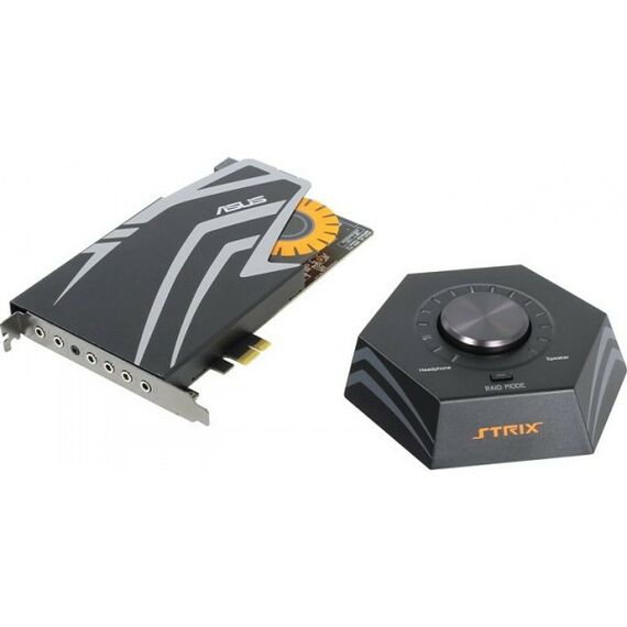 Звуковые и FM карты: Звуковая карта Asus STRIX RAID PRO PCI-Ex1, Analog 1in/5out, S/PDIF out, 24Bit/192kHz, RTL фотографии