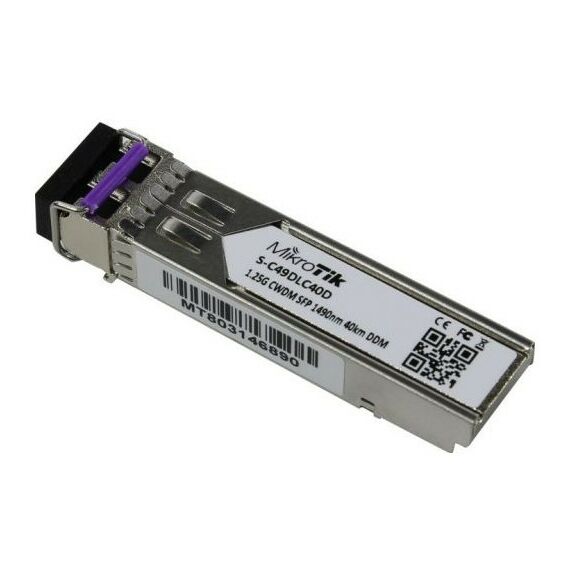 Медиаконвертеры и модули: Модуль SFP Mikrotik S-C49DLC40D Duplex,  LC, SM фотографии