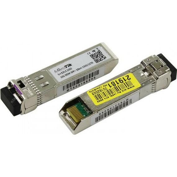 Медиаконвертеры и модули: Модуль Mikrotik S-23LC10D+S-32LC10D 2 Модуля SFP+, Simplex, LC, SM фотографии