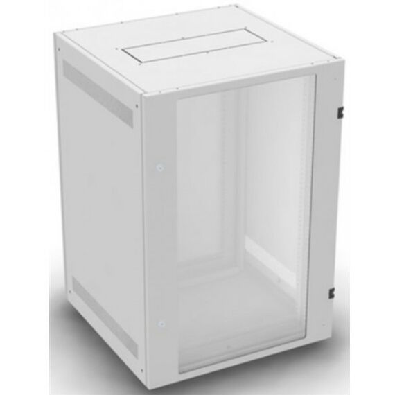 Шкафы и стойки: Шкаф NT BASIC MG18-68 G 19" напольный, серый 18U 600*800, дверь со стеклом (4ч) фотографии