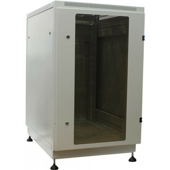 Шкафы и стойки: Шкаф NT PRACTIC 2 MG18-68 G 19" напольный 18U 600*800, дверь со стеклом, серый (3ч) фотографии