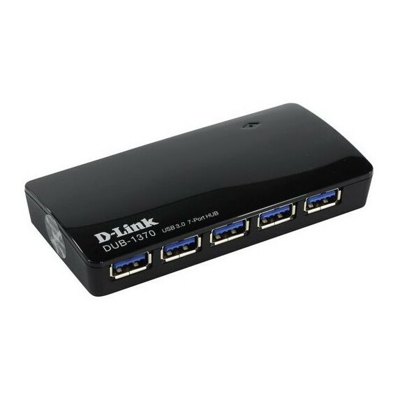 USB концентраторы (USB hub): Разветвитель D-link DUB-1370 7-port USB3.0 Hub + б.п. фотографии
