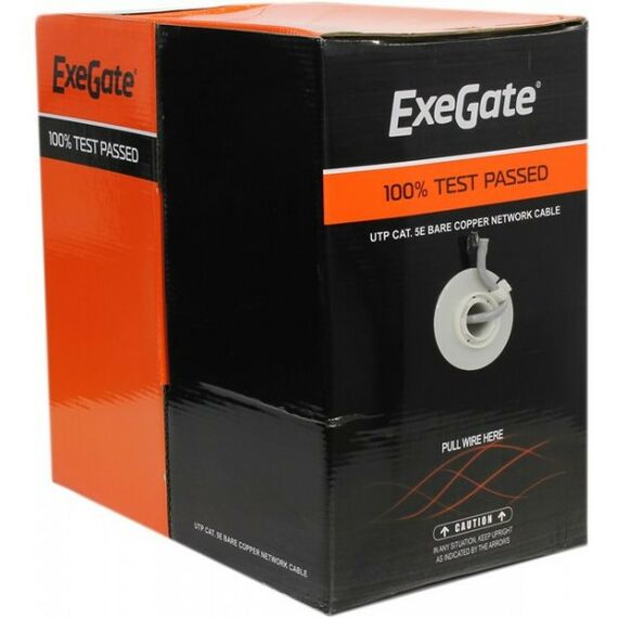 Кабель и разъемы: Кабель Exegate UTP 4 пары кат.5e <бухта  305м> [EX256748RUS] фотографии