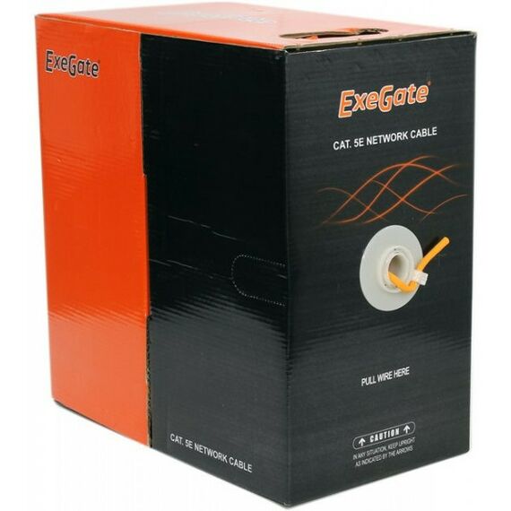 Кабель и разъемы: Кабель Exegate UTP 4 пары кат.5e LSZH <бухта 305м> [EX256747RUS] фотографии