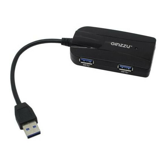 Картридеры: Картридер Ginzzu GR-317UB USB3.0 2xSDXC/microSDXC Card Reader/Writer + 3port USB3.0 фотографии
