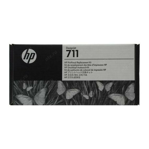 Для HP (оригинал): Комплект для замены печатающей головки HP C1Q10A №711 Black/Cyan/Magenta/Yellow для DesignJet T120/T520 фотографии