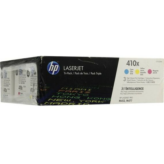 Для HP (оригинал): Картридж HP CF252XM Tri-Pack Yellow/Magenta/Cyan для LaserJet Pro M452, M477 фотографии