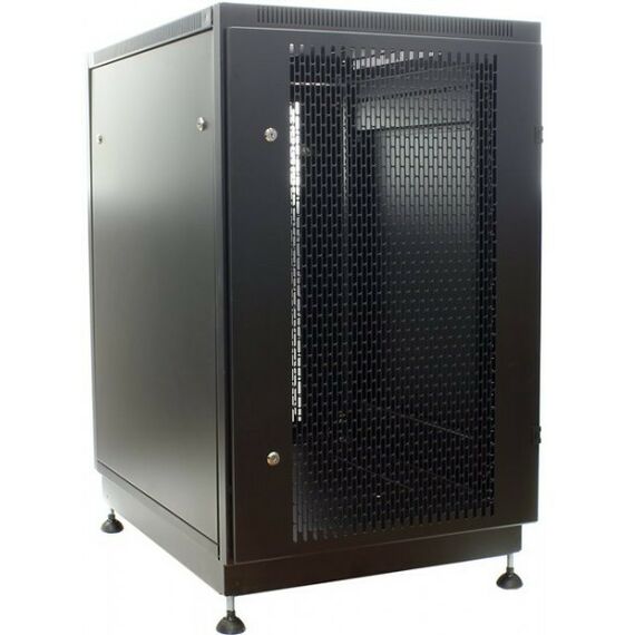 Шкафы и стойки: Шкаф NT PRACTIC 2 MP18-68 B 19" напольный 18U 600*800, дверь перфорированная, чёрный (3ч) фотографии