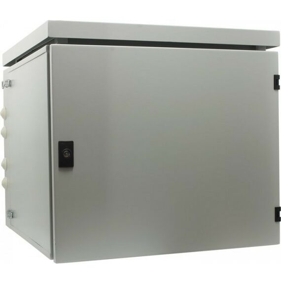 Шкафы и стойки: Шкаф NT WALLBOX IP55 9-66 G 19" настенный, пылевлагозащищенный, серый, 9U 600*660, дверь цельнометалл фотографии